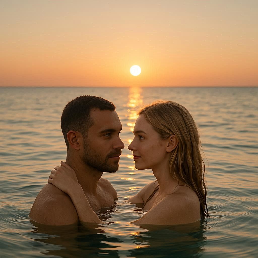Copertina della poesia 'Noi tra le onde'  