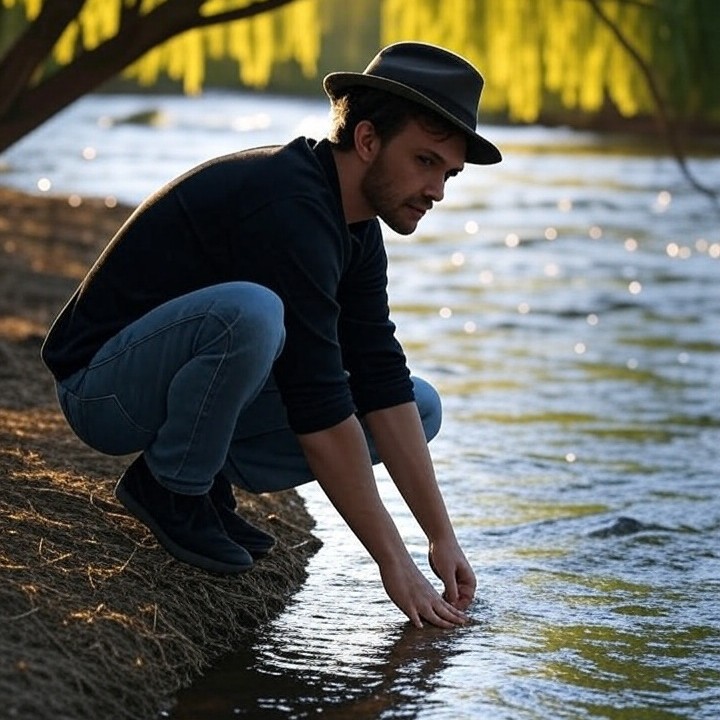 Copertina della poesia 'Vita di un fiume'  